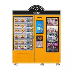 China Blind Box Vending Machine With Showroom Elevator And Direct Push Aisle Remote Control Touch Screen Middle Pick Up supplier