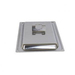 China Cold Buffet Tray Display Tray with Lid Nickel Plated Custom Stainless Steel Food supplier
