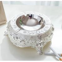 China 5.0mm OEM Plating Antique Cigar Zinc Alloy Ashtray on sale