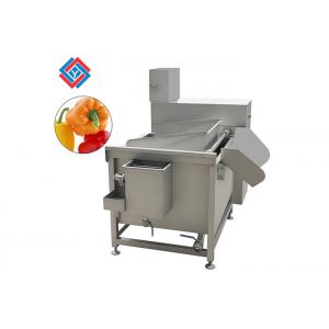 China 250L Multi Functional Vegetable Cleaning Machine With Full Stainless Steel Washing Tank supplier