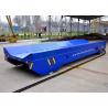 50t emergency-stop button towed cable rail guided steel coil transfer wagon for