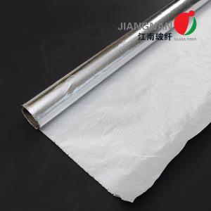 Insulated Aluminium Coated Cloth Laminated Roll Fireproof Fiberglass Fabric