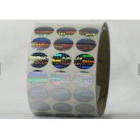 China Honeycomb Security Hologram Sticker , Tamper Evident Labels Eco - Friendly  Material on sale