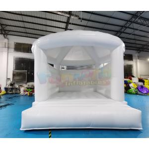 18OZ Inflatable Bounce Houses White Party Wedding Jumping Bouncer