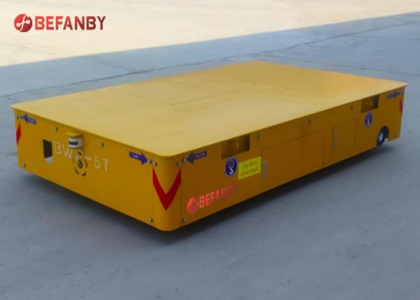ElectricTrackless Transfer Cart 15ton Heavy Duty For Roller Handling