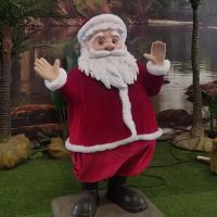 China Indoor Animated Father Christmas Life Size Decoration Santa Claus Model on sale