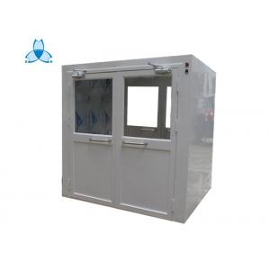 Big Area Dynamic Pass Box , Clean Room Pass Through Window With Double Leaf Swing Doors