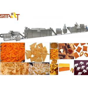 China Electrical Automatic Snack Food Extruder Machine / Corn Puff Making Machine supplier