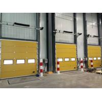 China Wind Resistant Overhead Sectional Door Customized Noise Reduction Insulation Modern Design on sale