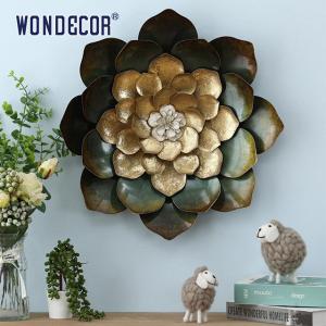 3D Blooming Flower Metal Wall Art Sculpture Decoration Copper