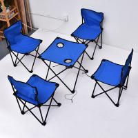 China Travel Outdoor Portable Folding Table And Chair Set Aluminium Foldable Table With Chairs on sale