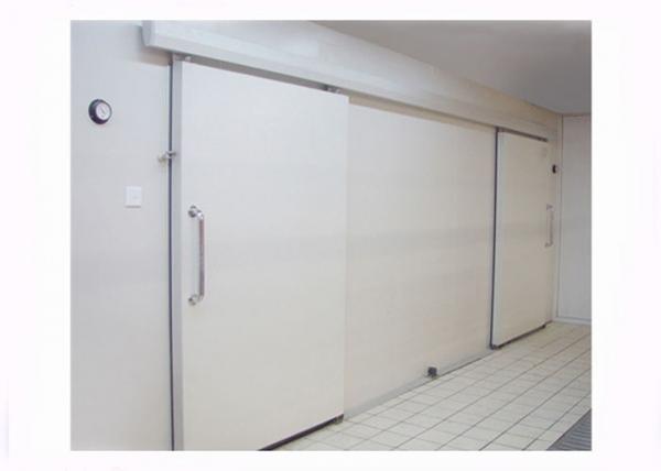 Pu 100mm Sandwich Cold Storage Doors , Insulated Door Panels Polyurethane Core