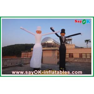Advertising Inflatable Air Dancer Man Eco-Friendly 3m Blow Up Dancing Man For Restaurant Opening Ceremony