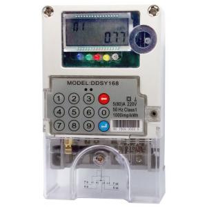 1 Phase 5(60)A STS Prepaid Meters Two Way Communication kWh Prepayment Metering