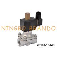 China 2S160-10-NO 3/8'' Two Ways NO Stainless Steel Water Solenoid Valve 24V on sale