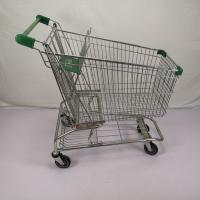 China 180L Q195 Steel Metal Supermarket Shopping Trolley American Type on sale