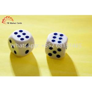 Colorful Plastic Casino Games Dice Betting Games Cheat 8 / 10 / 12 / 14mm