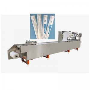 China Multi Lanes Stretch Film Wrapping Packaging Machine Pharyngeal Swabs 14.5KW supplier