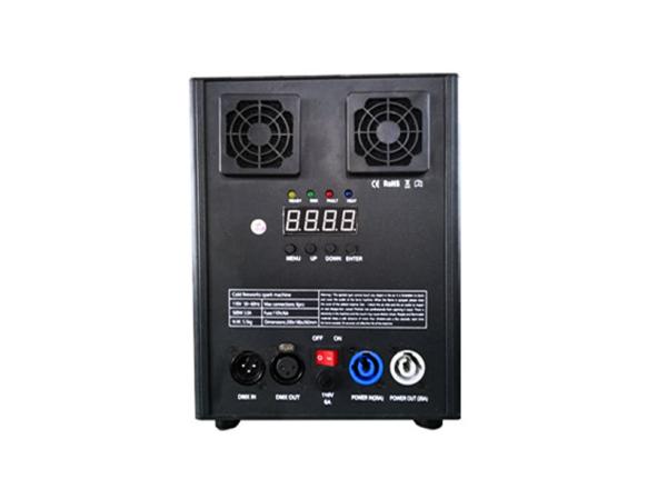 完全なアルミニウム小型冷たい火花機械Dmx512は冷たい火花の花火機械を制御する