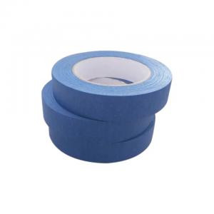 China Blue Cloror Rubber Masking Tape UV Resistant For Car Painting supplier