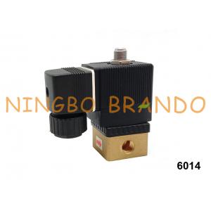 3 Way Brass Solenoid Valve 6014 C 6014 D 1.5 2.0 2.5 1/16 5/64 NBR EPDM FKM