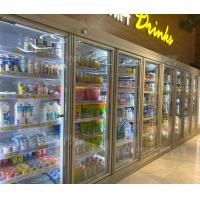 China Fashionable Supermarket Glass Door Commercial Beverage Refrigerator Beer Cooler on sale