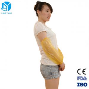 China PE  Plastic Disposable Sleeve Covers / Disposable Arm Sleeves 40x20cm Size supplier