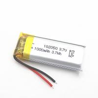 China Li-Ion 3.7v 1000mAh Lithium Polymer Cells Battery 102050 Rechargeable Battery Cell on sale