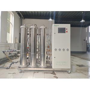SS Material 1000LPH Double Stage RO System With UV Disinfection