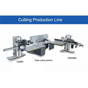 China Automatic Guillotine Paper Cutting Machine / Production Line 45 Cycles/min supplier