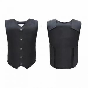 Black Army Military Bulletproof Vest Concealable Nij Iiia Stab Proof Close Fitting Men