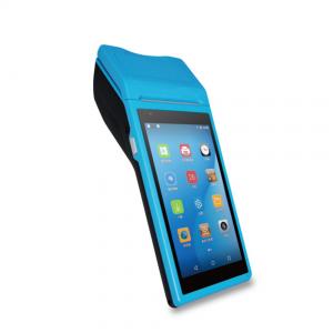 China Embedded Printer Point Of Sale Terminal , Handheld Pos System 5.5 Inch Touch Screen supplier