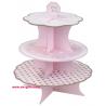 Fashion Colorful Design 3 Tier Paper Cardboard Cupcake Stand,Wholesale Wedding