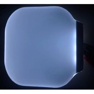 Round 1.8mm Thick White LED Backlight Monochromatic LED Back Light For LCD