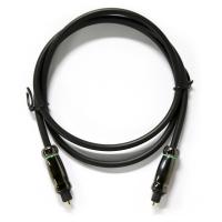 China Corrosion Resistant TOSLINK Optical Audio Cable OD6.0mm Black Cable For DVDs Blu-Rays on sale
