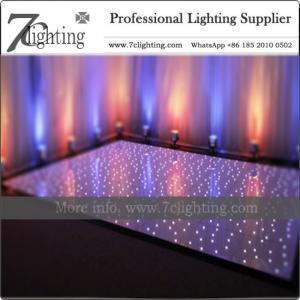 China Decoration Flooring Panel RGB Starlit LED Dance Floor of Stage Lighting Equipment supplier