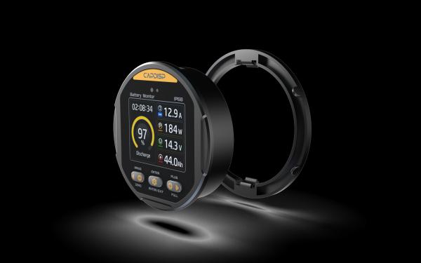 TR24 Waterproof Battery Monitor For Forklift With Color Screen 8-100V 0-500A IP68 Rating