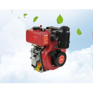 China Red Single Cylinder Diesel Engine Vertical Diesel 4 Stroke Engine supplier