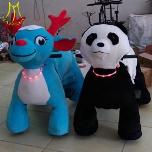 China Hansel  coin operated ride toys and plush walking dragon ride coin operated with stuffed animal rides indoor from china supplier