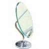 Miroir ovale de forme avec la base de plat de fer de forme ronde