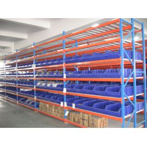 China Longspan Medium Duty Shelving 1 Layer - 5 Layer Industrial Stacking Shelves wholesale