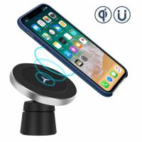 China Fast QI 10W Wireless Charging Magnetic Car Mount Holder on sale