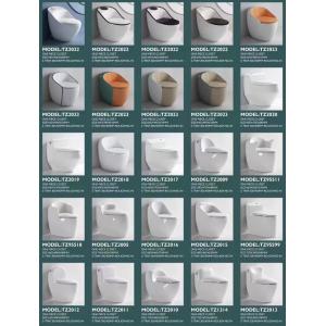China Modern Sanitary Ware Ceramic Toilet Floor Mounted With Dual Flushing System supplier