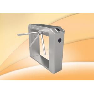 China Semi - Automatic Stainless Steel Tripod Turnstiles With Controller / RFID Reader supplier
