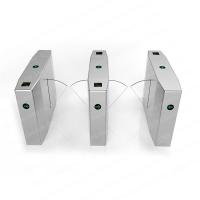 China 304 Stainless Steel Flap Turnstile Gate 0.6s Open Speed Anti Trailing on sale