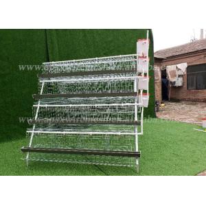 Egg Layer Brooding Battery Cage Poultry Farm 96 Chickens Capacity Per Set