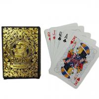 China Wholesale Custom Logo 310gsm Printing Silver Gold Foil Playing Card Promotional Poker Cards For Board Game on sale