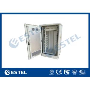 China 23U Outdoor Battery Enclosure Lithium Ion Battery Cabinet With Power Distribution supplier