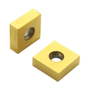 China 10pcs Yellow Carbide Cutter Inserts PVD Coating Metal Cutting Inserts wholesale