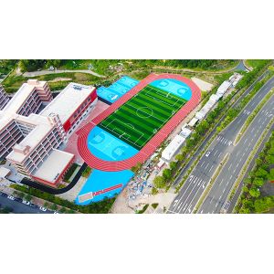 Customized EPDM Rubber Running Track High Tensile Strength Of 0.88 N/Mm2